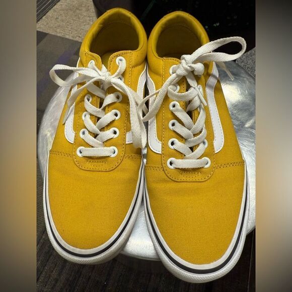 Vans Ward Yellow White Canvas Sneakers Women’s 9 – Worn Once! - Picture 17 of 17
